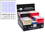 LIBRETA LIDERPAPEL SIMIL PIEL 120 HOJAS 70G/M2 CUADRO 4MM EXPOSITOR DE 45 UNIDADES COLORES SURTIDOS