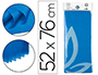 PAPEL SEDA LIDERPAPEL 52X76CM 18G/M2 BOLSA DE 5 HOJAS AZUL