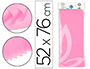 PAPEL SEDA LIDERPAPEL 52X76CM 18G/M2 BOLSA DE 5 HOJAS ROSA