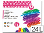 LAPICES CERA BLANDA LIDERPAPEL CAJA DE 24 UNIDADES COLORES SURTIDOS
