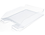BANDEJA SOBREMESA PLASTICO Q-CONNECT TRANSPARENTE 240X70X340 MM