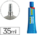 PEGAMENTO IMEDIO UNIVERSAL TRANSPARENTE BANDA AZUL 35 ML UNIDAD