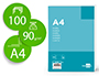 PAPEL LIDERPAPEL A4 90G/M2 LISO PAQUETE DE 100 HOJAS