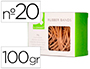 GOMILLAS ELASTICAS Q-CONNECT 100 GR NUMERO 20 200 X 2 MM