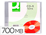 CD-R Q-CONNECT CAPACIDAD 700MB DURACION 80MIN VELOCIDAD 52X CAJA SLIM