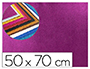 GOMA EVA CON PURPURINA LIDERPAPEL 50X70CM 60G/M2 ESPESOR 2MM VIOLETA