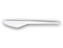 CUCHILLO DE PLASTICO BLANCO PAQUETE DE 100