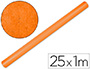 PAPEL KRAFT LIDERPAPEL NARANJA FUERTE ROLLO 25X1 MT