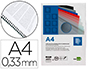 TAPA ENCUADERNACION LIDERPAPEL POLIPROPILENO A4 0.33MM TRANSLUCIDA PAQUETE DE 150 UNIDADES