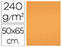 CARTULINA LIDERPAPEL 50X65 CM 240G/M2 NECTARINA PAQUETE DE 25 UNIDADES