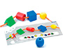 JUEGO MINILAND ACTIVIDADES FORMAS 40 FORMAS + 12 FICHAS ACTIVIDADES