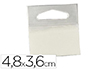 COLGADOR CON ADHESIVO 3M HANG TAB 2180 ROLLO 1000 ETIQUETAS48X36 MM