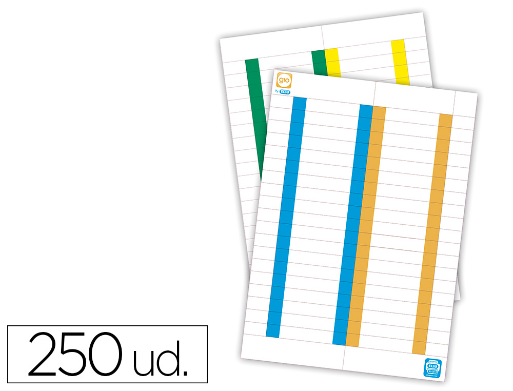 TIRA DE PAPEL PARA VISORES PACK DE 380 ETIQUETAS