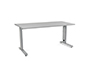 MESA DE OFICINA ROCADA METAL 2002AC02 ALUMINIO /GRIS 160X80 CM