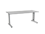 MESA DE OFICINA ROCADA METAL 2003AC02 ALUMINIO /GRIS 180X80 CM