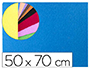GOMA EVA LIDERPAPEL 50X70CM 60G/M2 ESPESOR 2MM TEXTURA TOALLA AZUL