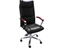 SILLA DE DIRECCION Q-CONNECT CON RESPALDO ALTO REGULABLE EN ALTURA ALTO 1.190+60MM ANCHO 750MM Y PROF 520MM NEGRA