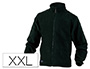 CHAQUETA DELTAPLUS POLAR CON CREMALLERA 2 BOLSILLOS COLOR NEGRO TALLA XXL