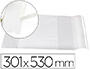 FORRALIBRO LIDERPAPEL N30 CON SOLAPA AJUSTABLE ADHESIVO 301 X 530 MM