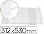 FORRALIBRO LIDERPAPEL N31 CON SOLAPA AJUSTABLE ADHESIVO 312 X 530 MM