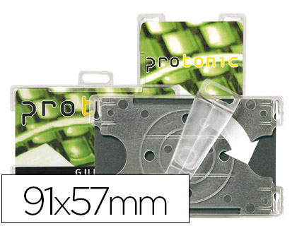 IDENTIFICADOR TARIFOLD PARA TARJETAS DE SEGURIDAD 91X57 MM ROTACION VERTICAL U HORIZONTAL PACK DE 10