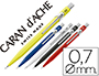 PORTAMINAS CARAN D'ACHE 844 0,7 MM CAJA 10 UNIDADES 2 AMARILLOS 2 AZULES 2 BLANCOS 2 NEGROS Y 2 ROJOS
