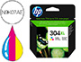 INK-JET HP 304XL DESKJET 3000 / 3720 / 3730 TRICOLOR 300 PAGINAS