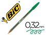 BOLIGRAFO BIC CRISTAL ORIGINAL TINTA VERDE UNIDAD