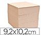 TACO PAPEL LIDERPAPEL SIN ENCOLAR 92X102 MM CREMA 80 GR