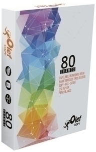 Papel 80gr Olef copy paquete 500 hojas
